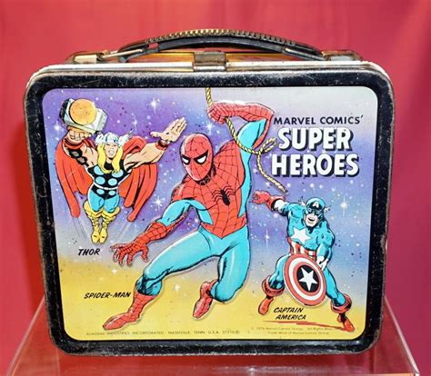 Vintage Superhero Lunchbox 